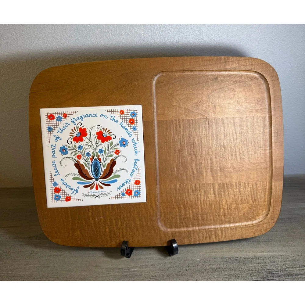 vintage Berggren Originals Scandinavian Design 116 Bread Cutting Board